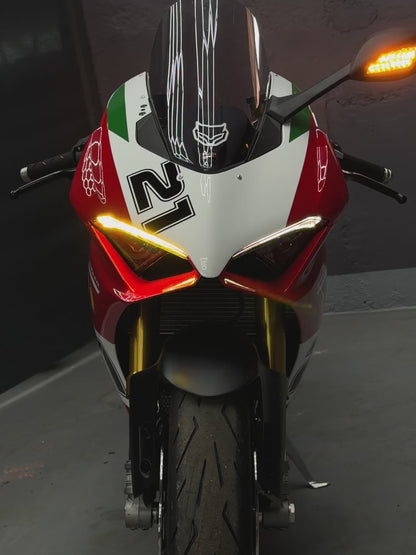 Optic.parts LED Turn Signal Modules – Plug & Play DRL Integration for Ducati Panigale V2 (2020–2024), V4 / V4S / V4R (2018–2024)